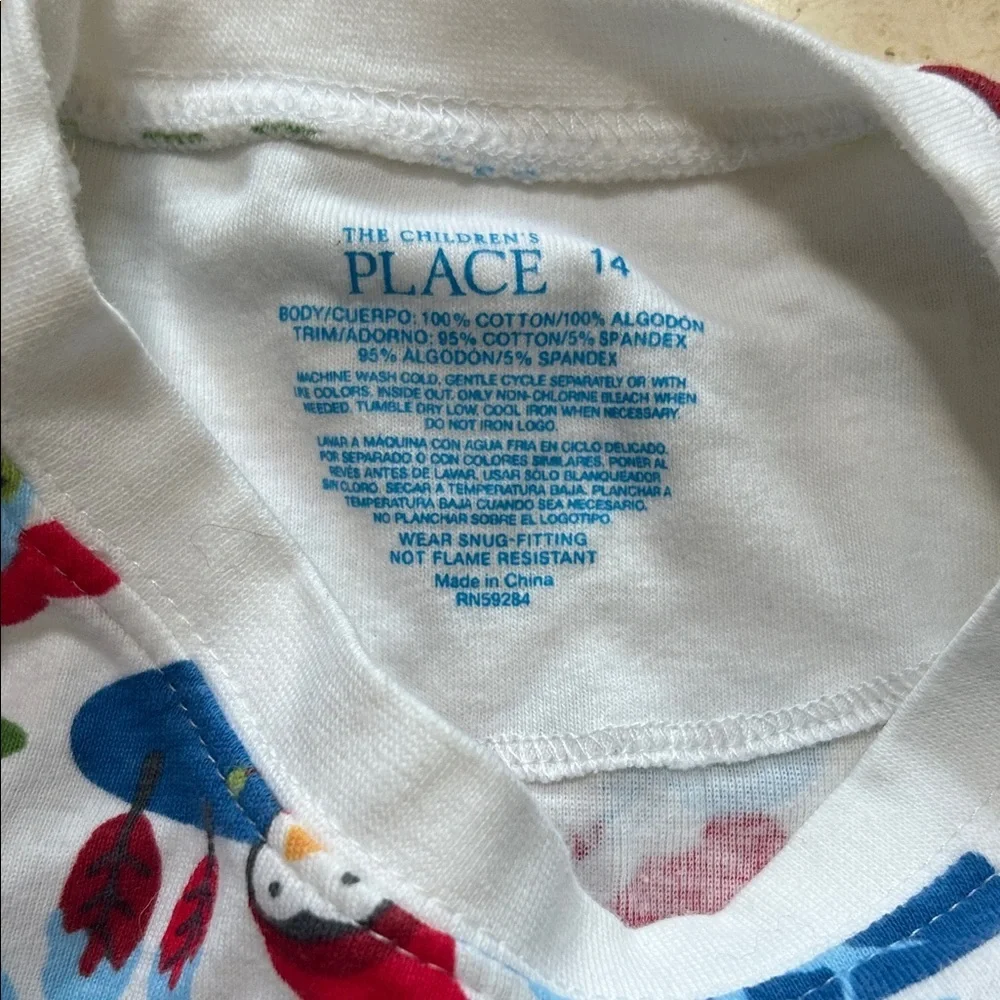 The Children's Place Festive Multicolor Pajama Set